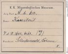 Etiketten zu Kassiterit (NHMW-MIN-Ah612)